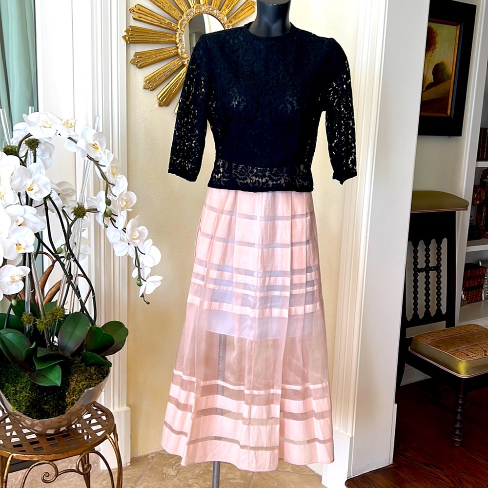 Tibi Women’s silk organza skirt